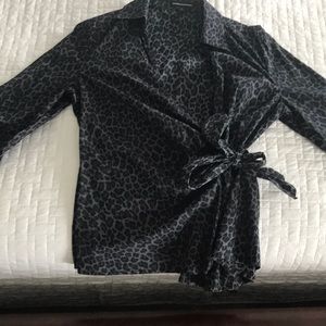 Express wrap around blouse